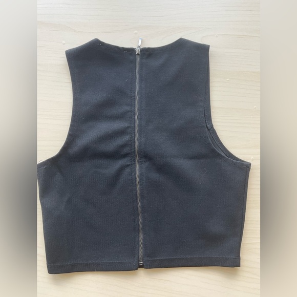 Zara black crop top - Picture 2 of 2